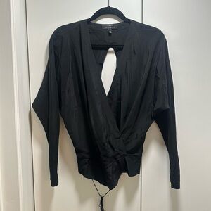 Robert Rodriguez open back blouse